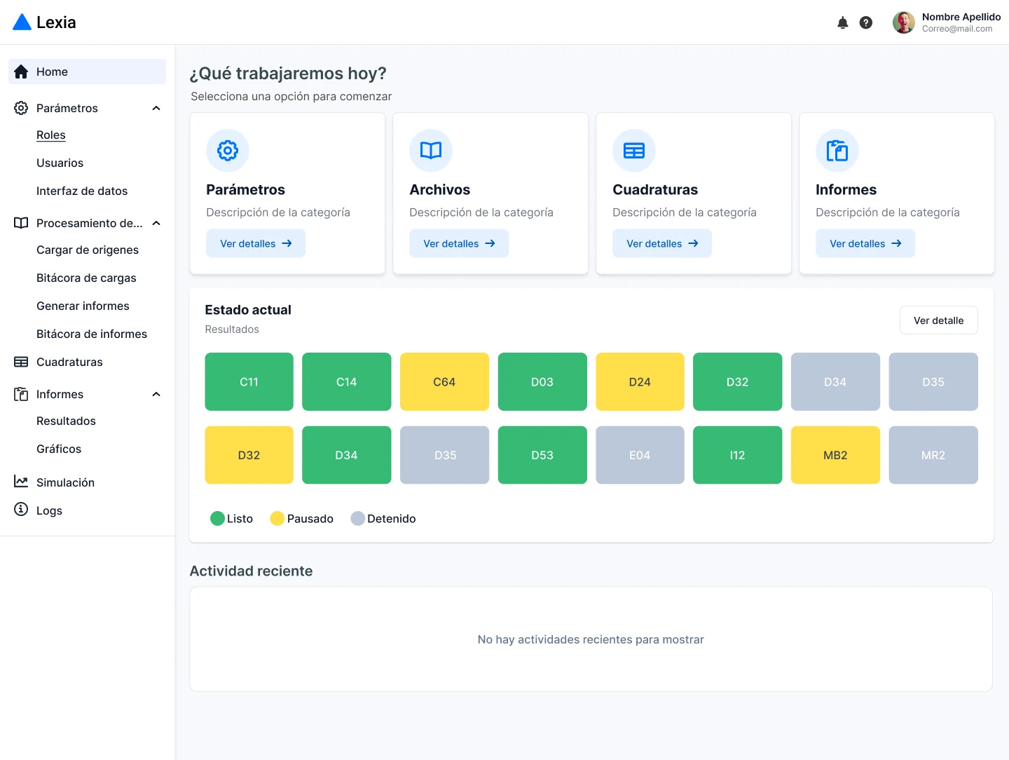 Imagen principal del proyecto Lexia — Reportes regulatorios